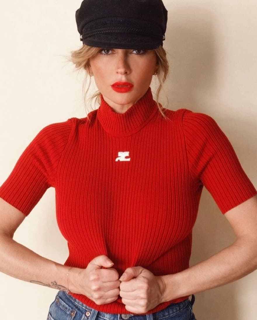 Courreges Reedition Rib Knit Top - Image 1
