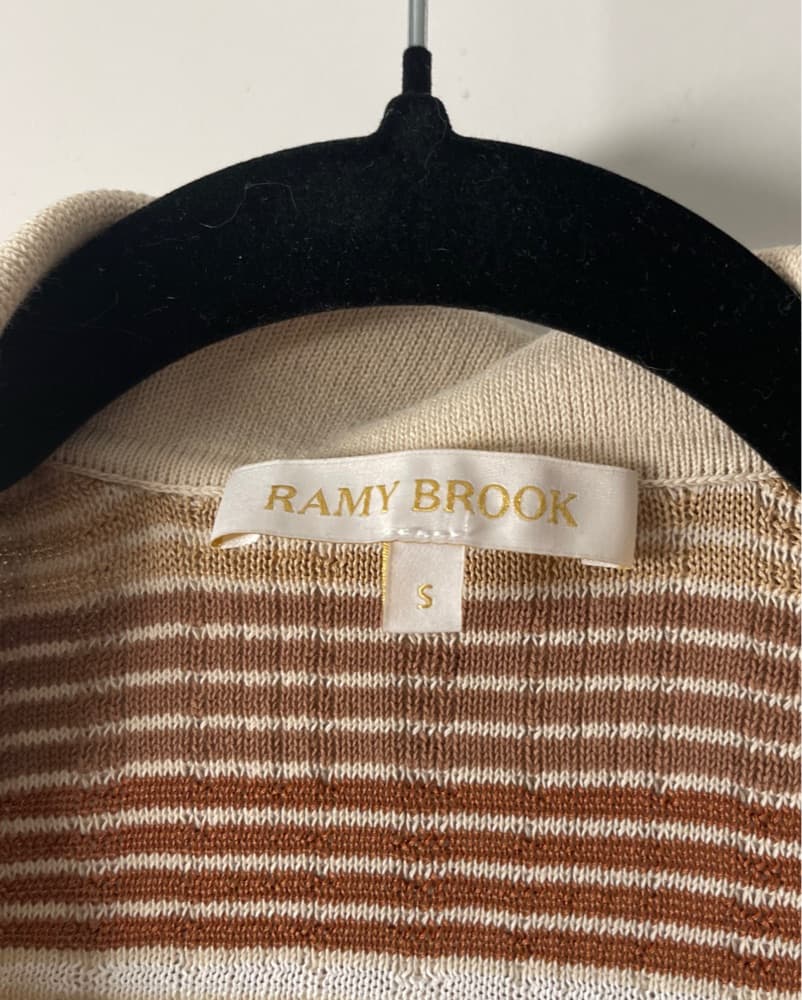 Ramy Brook Ivana Plaid Knit Cardigan  - Image 2