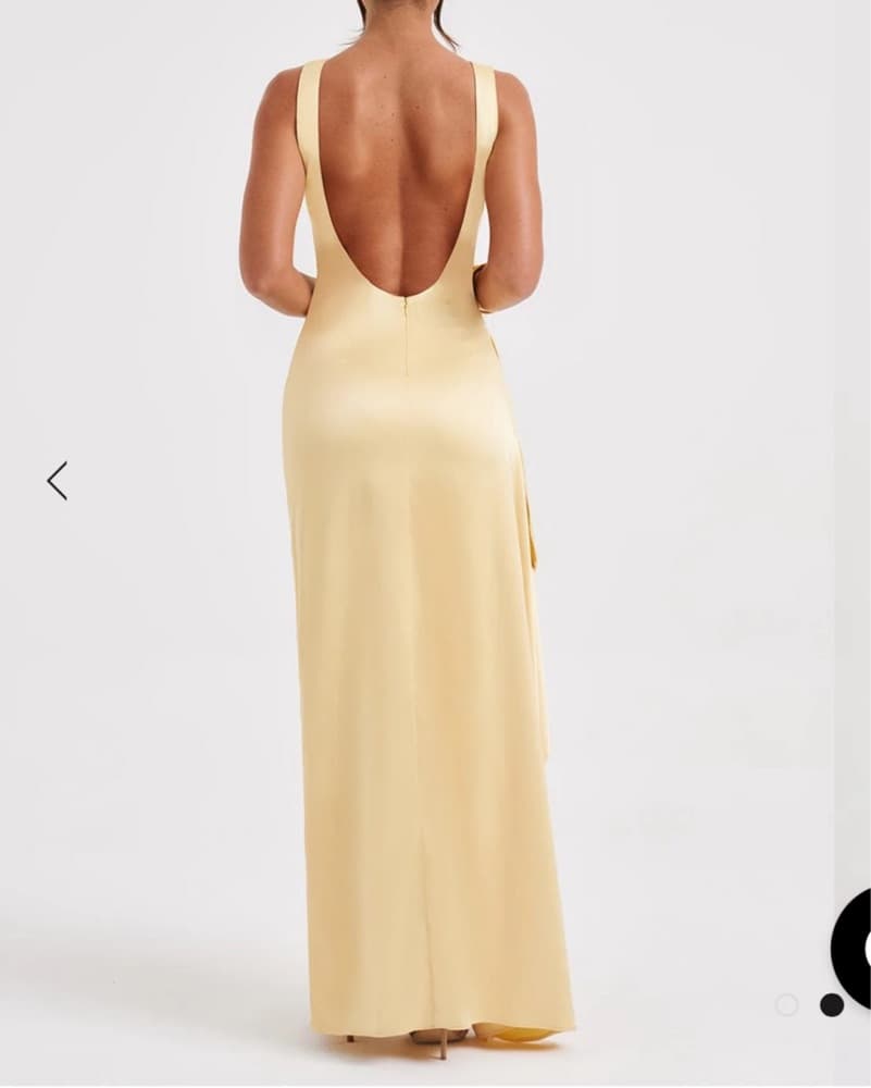 BABYBOO PEGGY MAXI DRESS - LEMON - Image 3