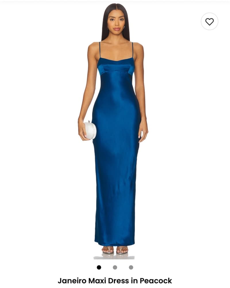 Janeiro Maxi Dress In Peacock - Image 1
