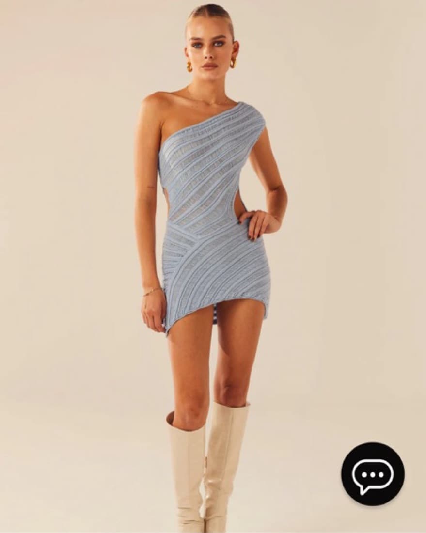Pepper Mayo One-Shoulder Bodycon Dress - Image 4