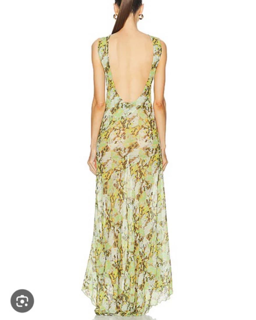 Siedres Multicolor Backless Gown - Image 3