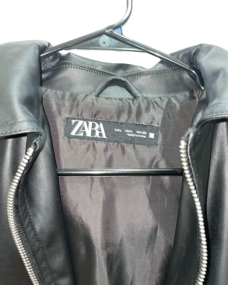 Zara Leather Jacket - Image 3