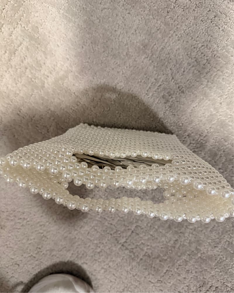 Mini Pearl White Purse  - Image 2