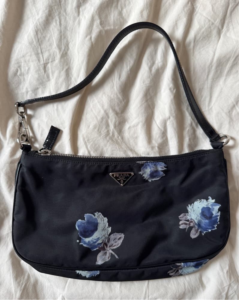 Chic Floral Prada Pochette - Image 1