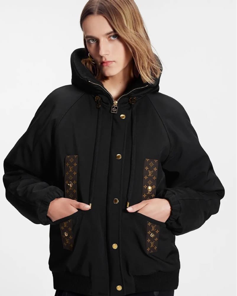 Louis vuitton black ski jacket - Image 1