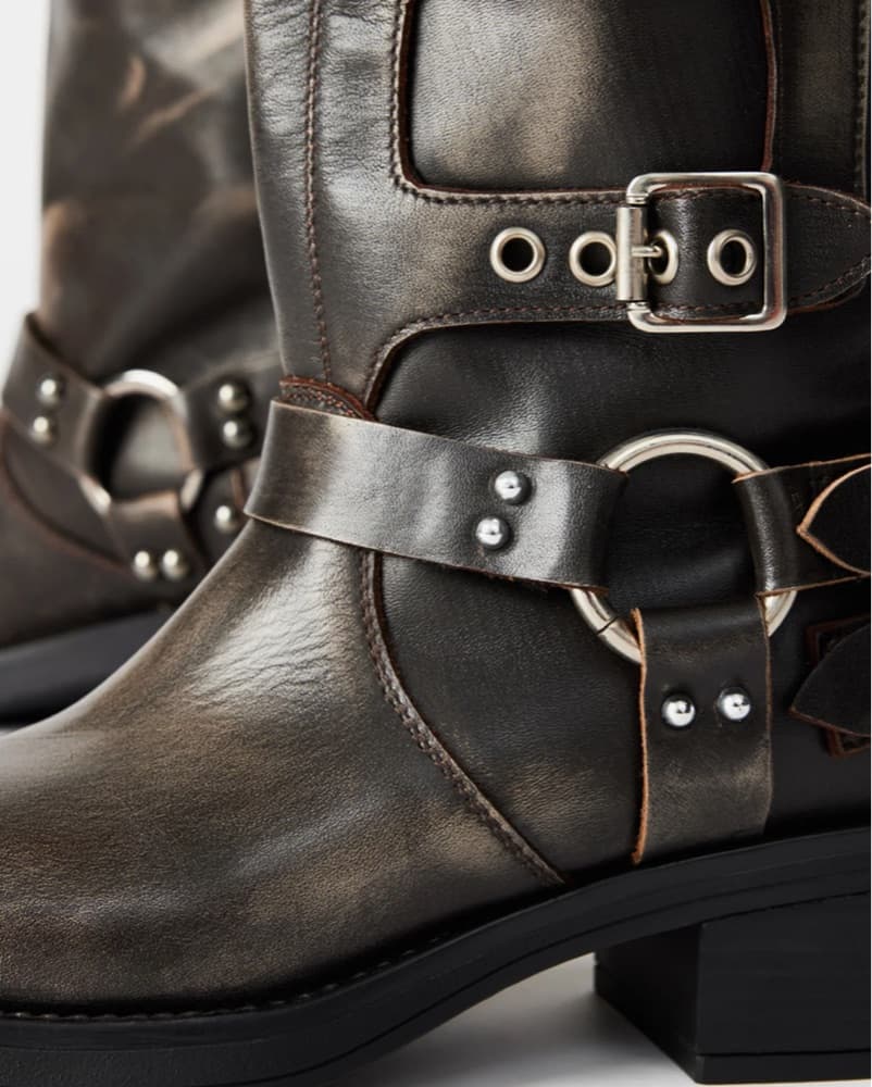 Steve Madden Distressed Buckle Boot - Image 6