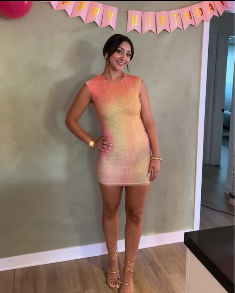 Self Portrait Printed Mesh Mini Dress  - Image 2