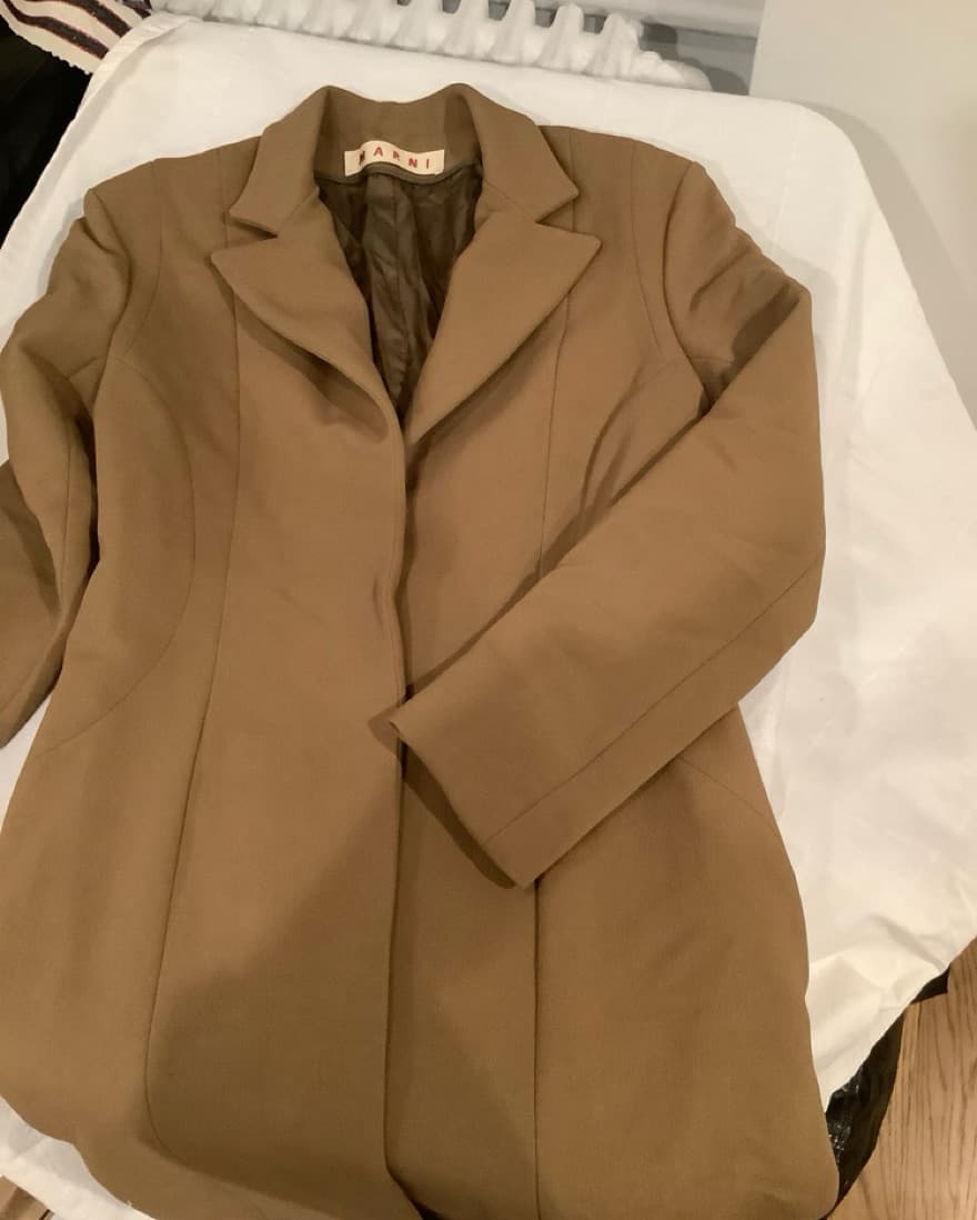 Marni wool coat caramel 38 (rrp 650)  - Image 4