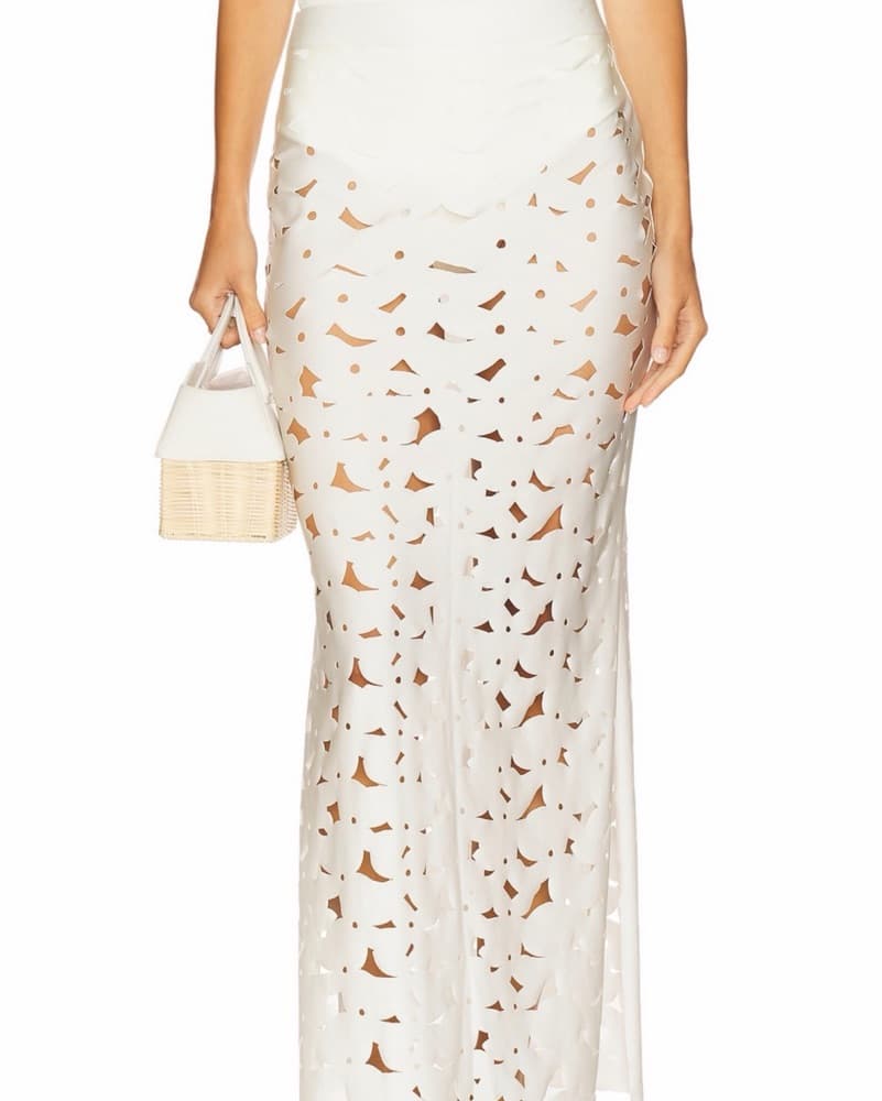 Ancora Skirt In Ivory - Image 2