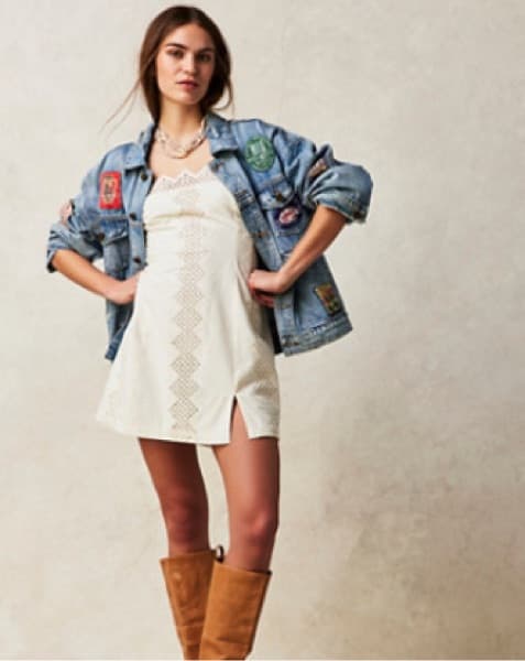 Free People - White Lace Dress - Image 2
