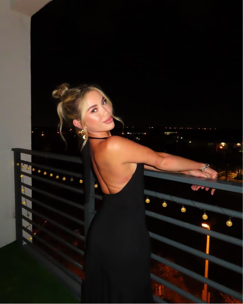 Black High Low Midi Dress Whitefox - Image 4