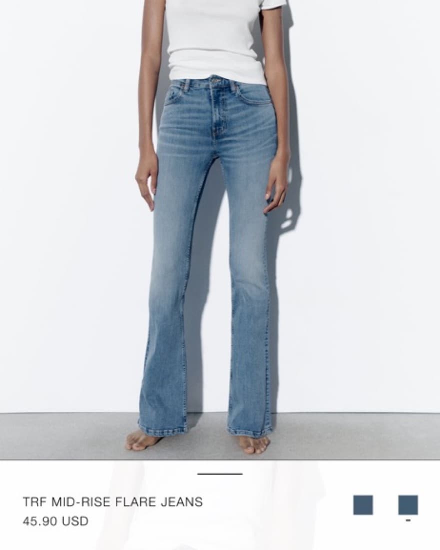Zara Flare Jeans - Image 1