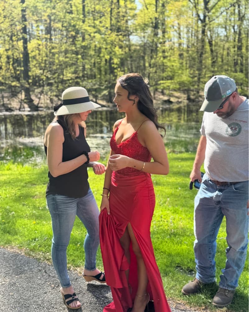 Red Prom Dress - Image 4