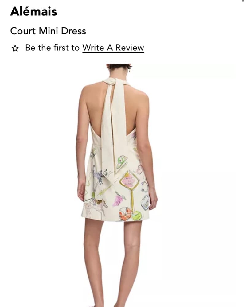 Alemais court mini dress - Image 6