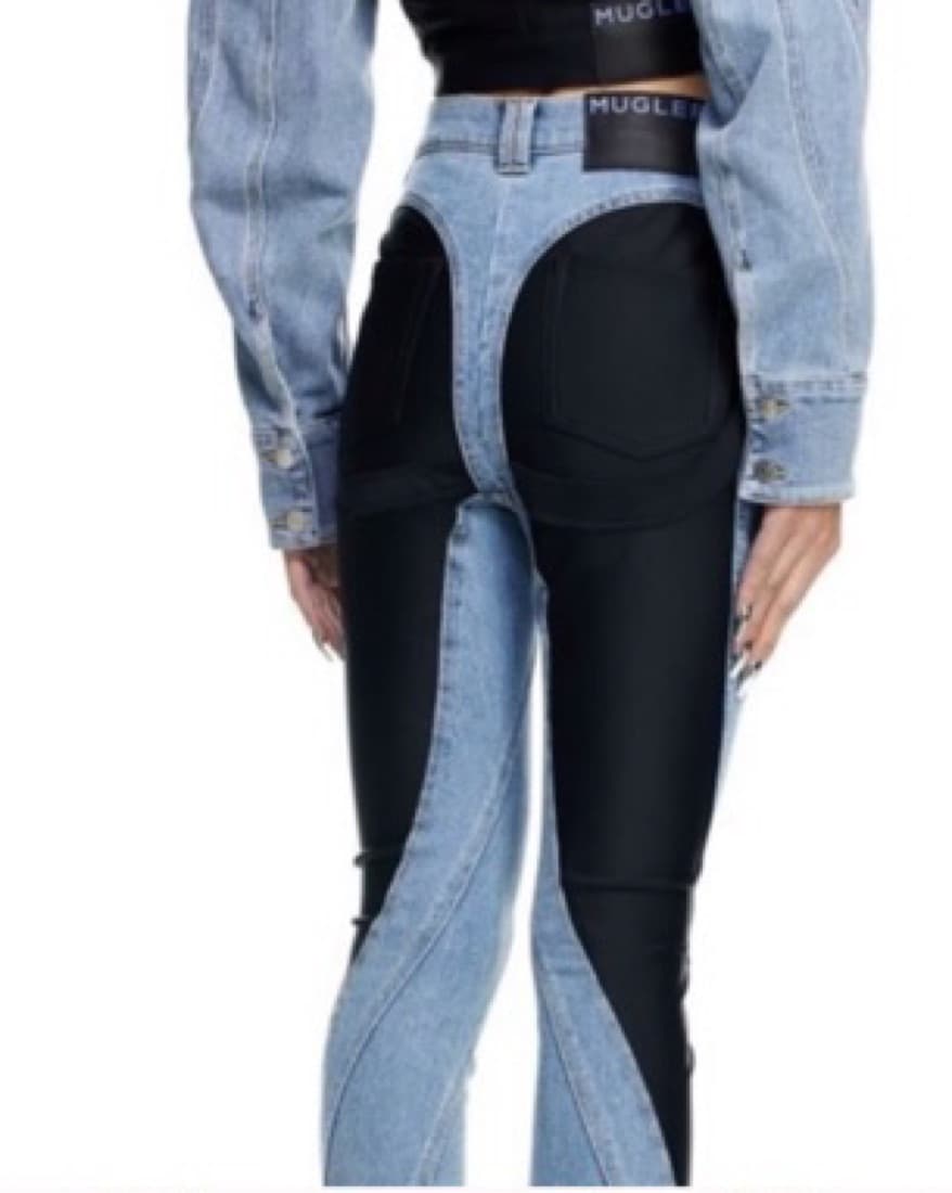 Mugler X H&M Spiral Jeans  - Image 1