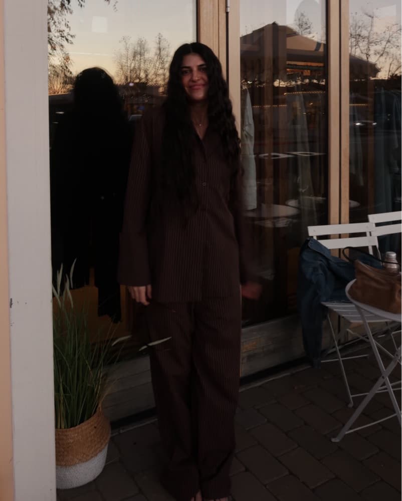 Striped Button Down + Pants - Image 2
