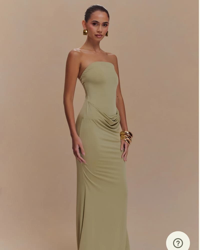 Meshki Sage Green Maxi Dress - Image 4