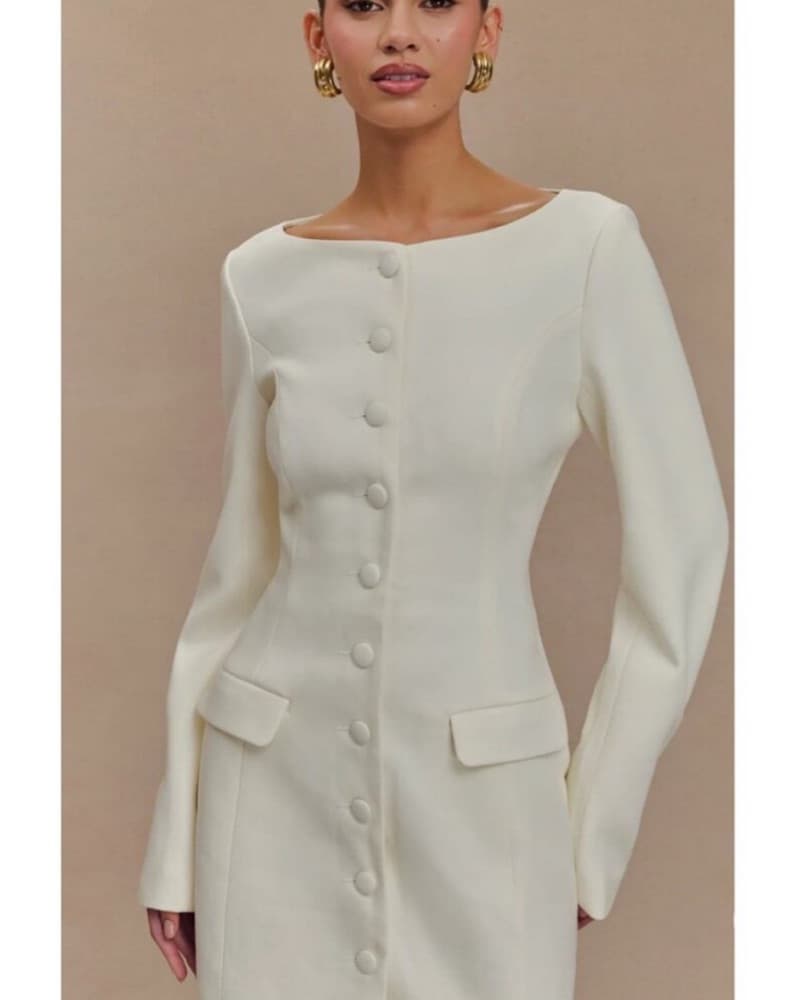 Ivory Meshki Mini Dress   - Image 2
