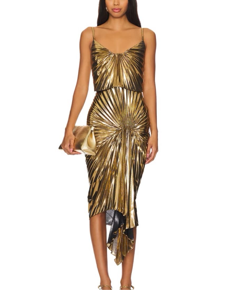 Georgia Hardinge Metallic Dress - Image 1