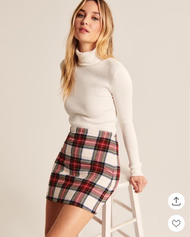 Abercrombie & fitch Plaid Skort  - Image 1
