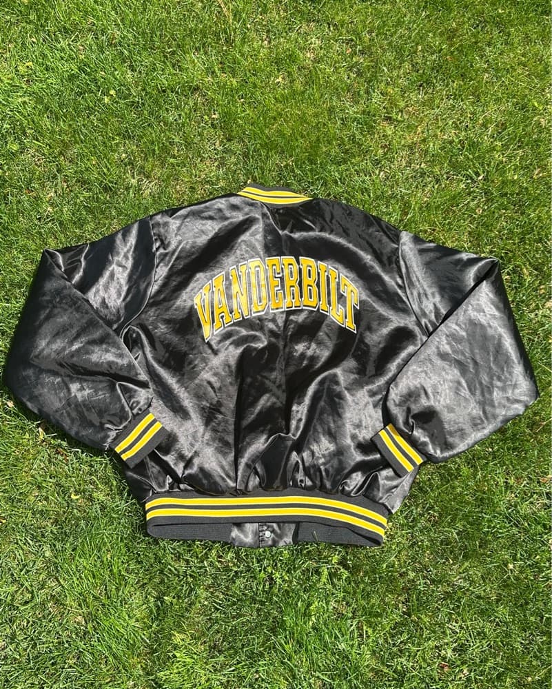 Vanderbilt Satin Bomber Jacket - Image 1