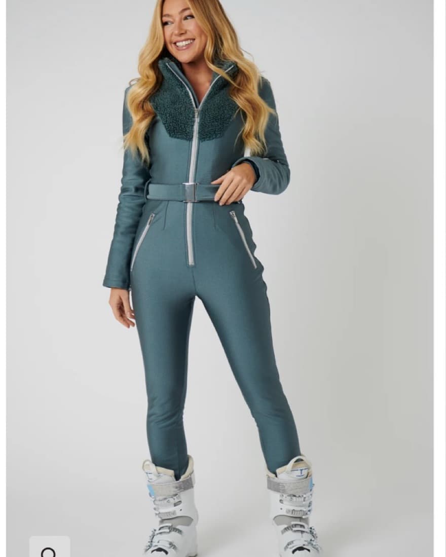 My Sunday Ski Sherpa Suit Teal - Image 4