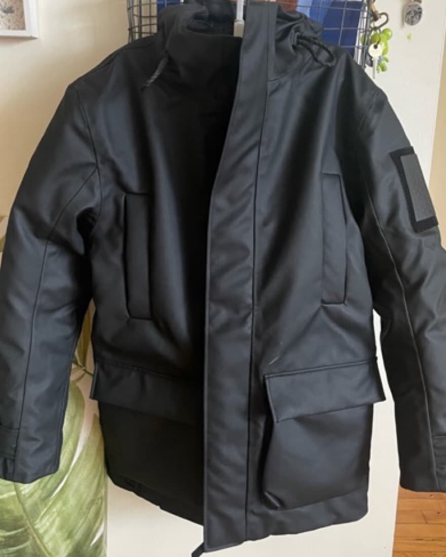 Rains Black Insulated Parka - Image 4