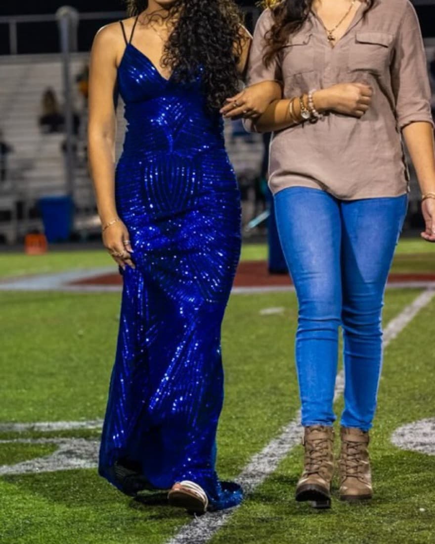 Blue Prom Dress - Image 2