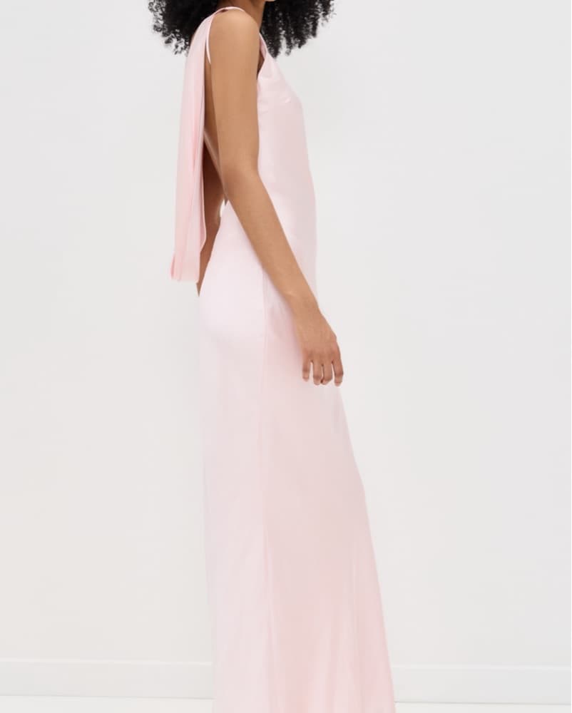 Runway The Label Pink Open Back Dress - Image 1