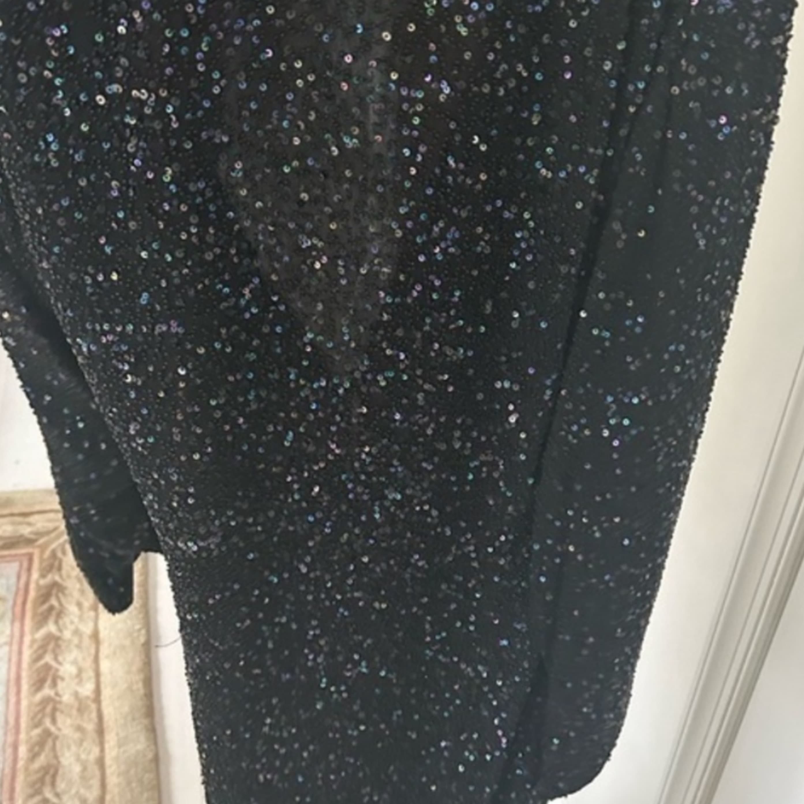 Retrofete Long Sleeve Sequin Dress M - Image 3