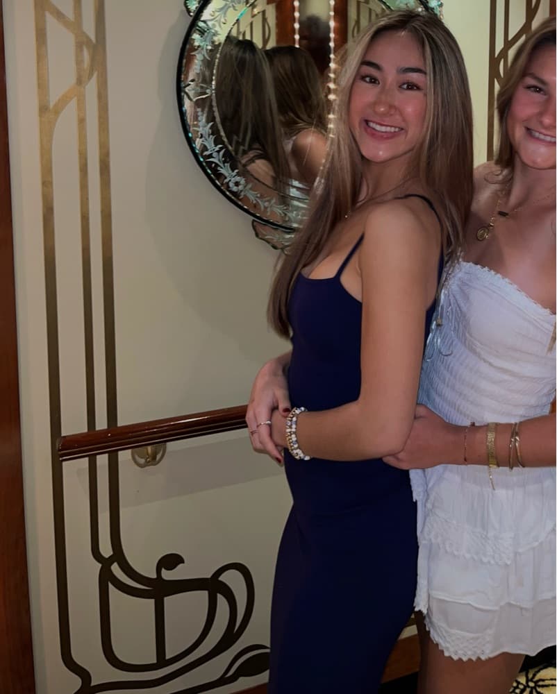 Bodycon Navy Maxi Dress - Image 3