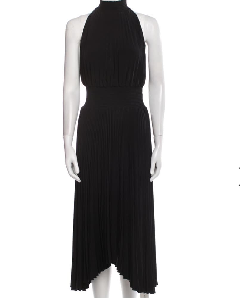 Chic Pleated Maxi Dress - Image 1
