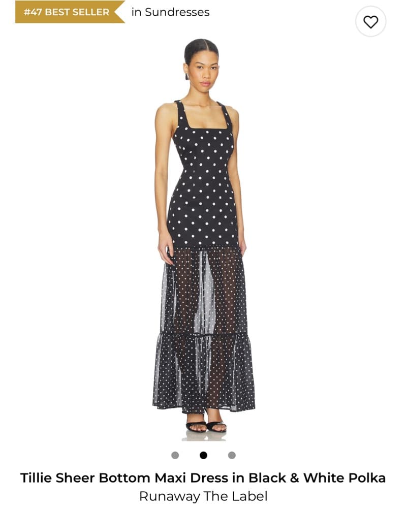 Runaway The Label Polka Dot Dress - Image 1
