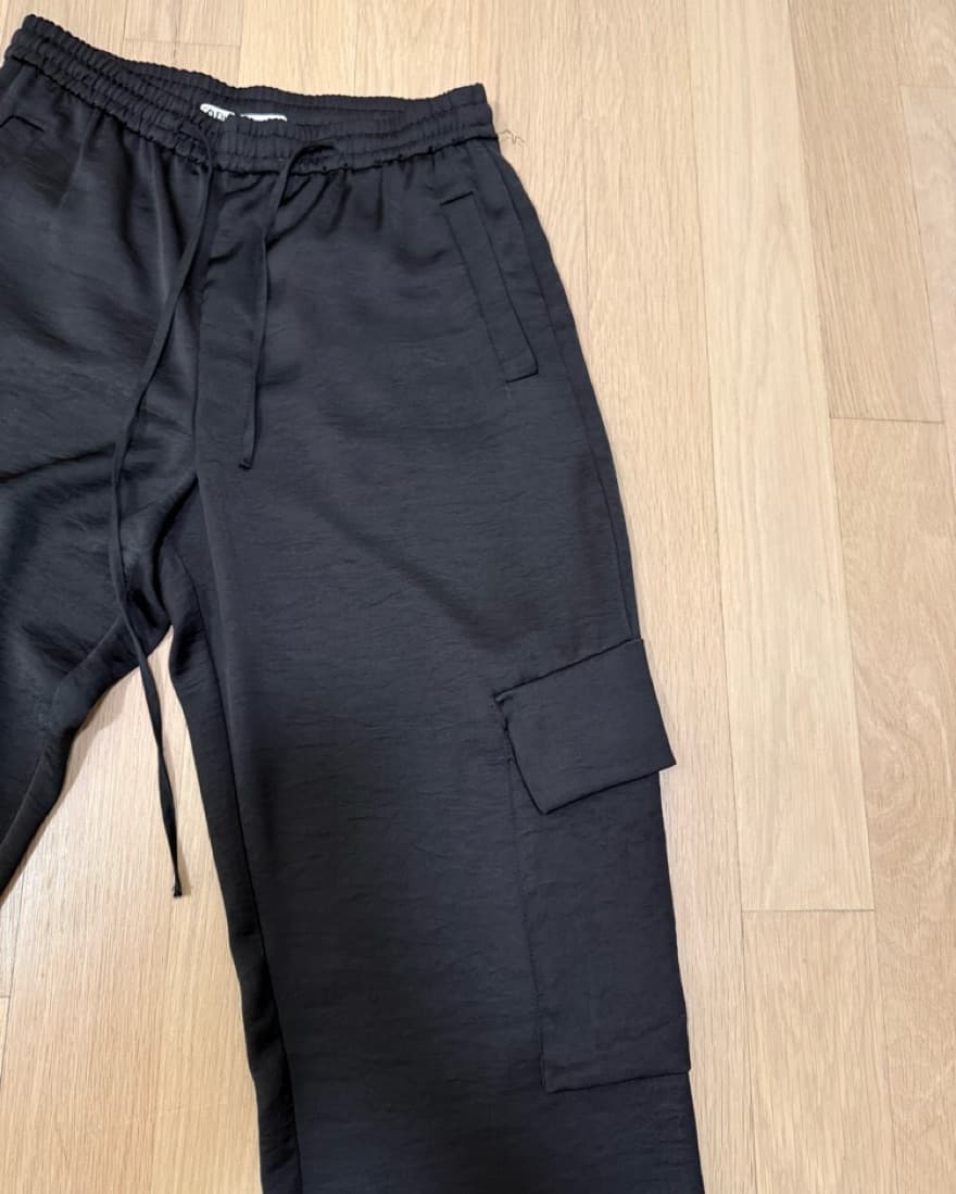 Zara Satin Effect Cargo Pants - Image 2