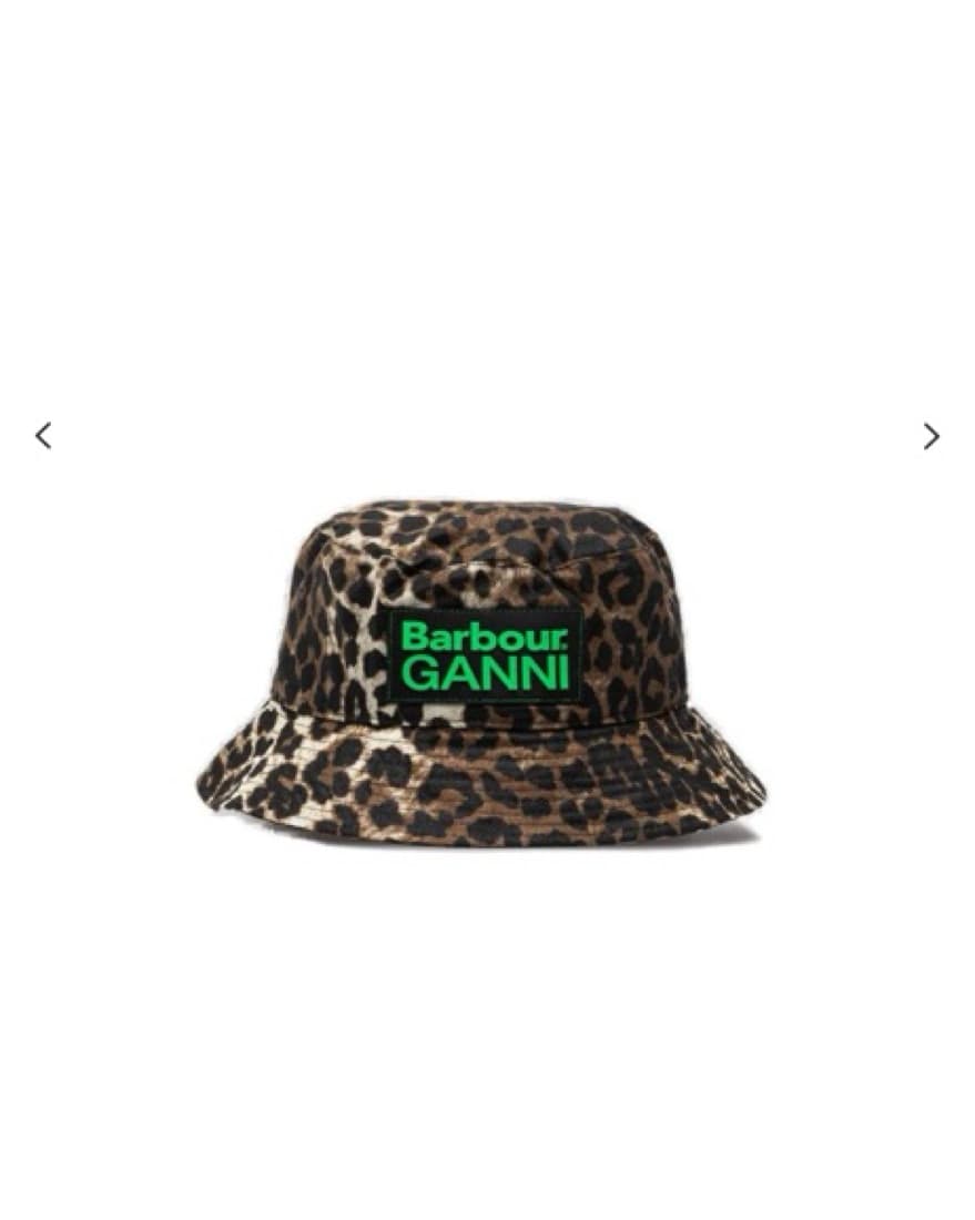 GANNI x Barbour Waxed Leopard Hat - Image 1