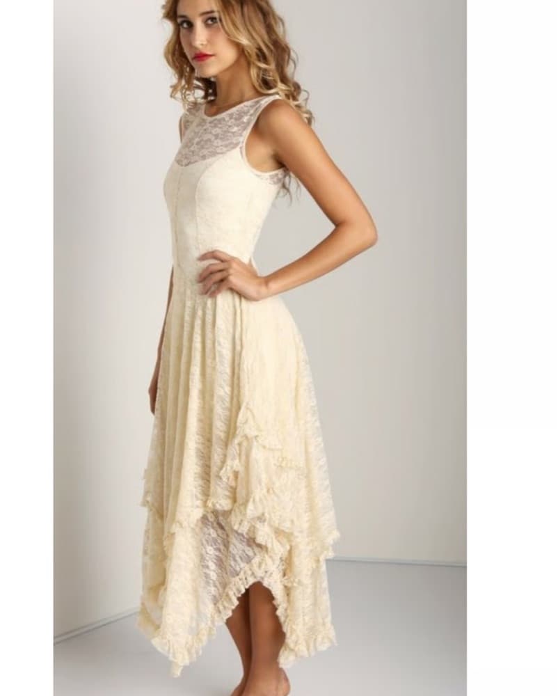 Whimsical Lace Free People Dress - Image 6