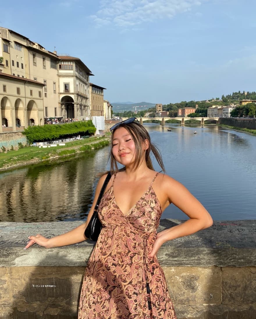 Italian Print Dress  - Image 1