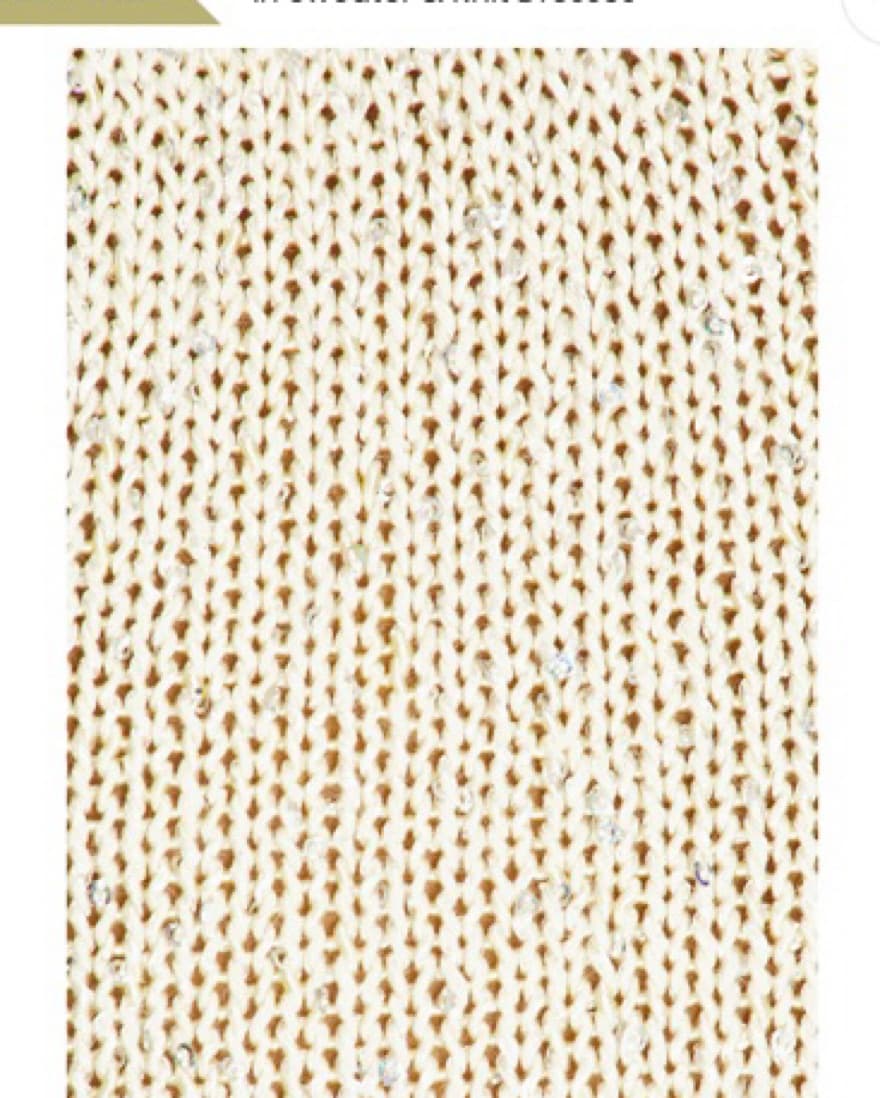 Asta Mini Dress - Ivory Sequin - Image 3