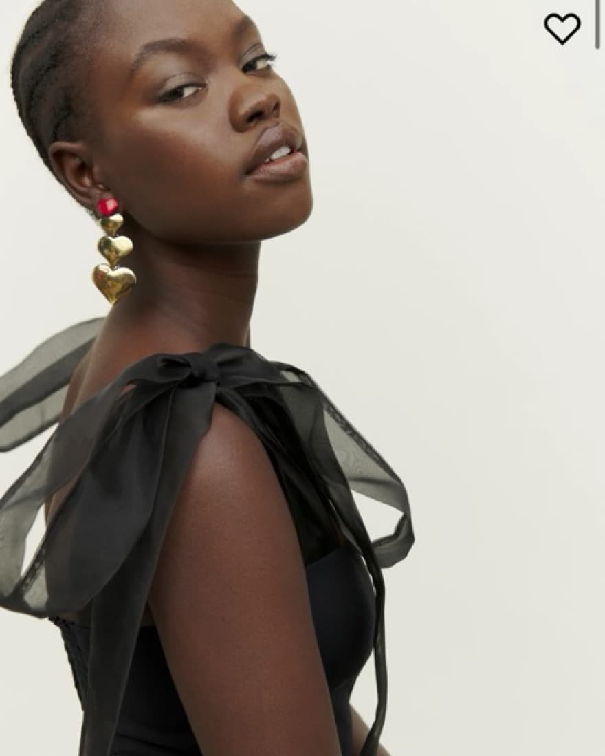 Reformation Tulle Bow Top - Image 2