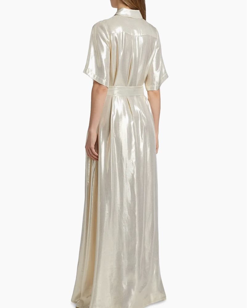 Ramy Brook God Metallic Belted Maxi - Image 2