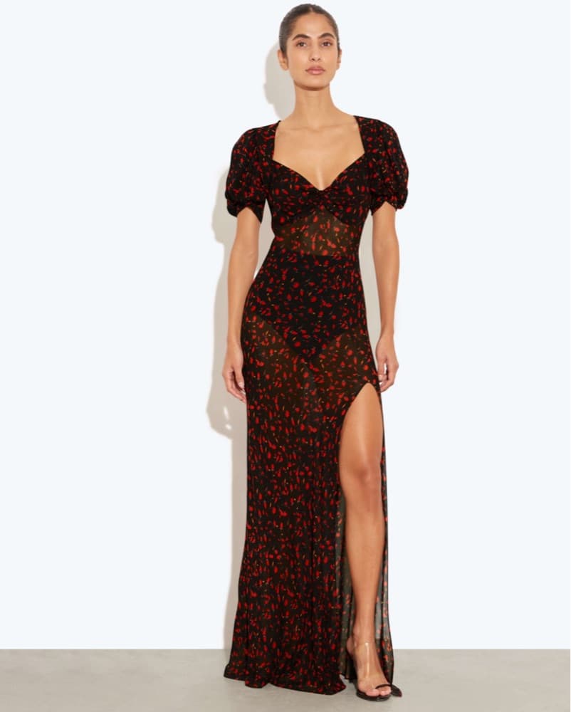Rat And Boa Magnolia Floral Dress - Image 1
