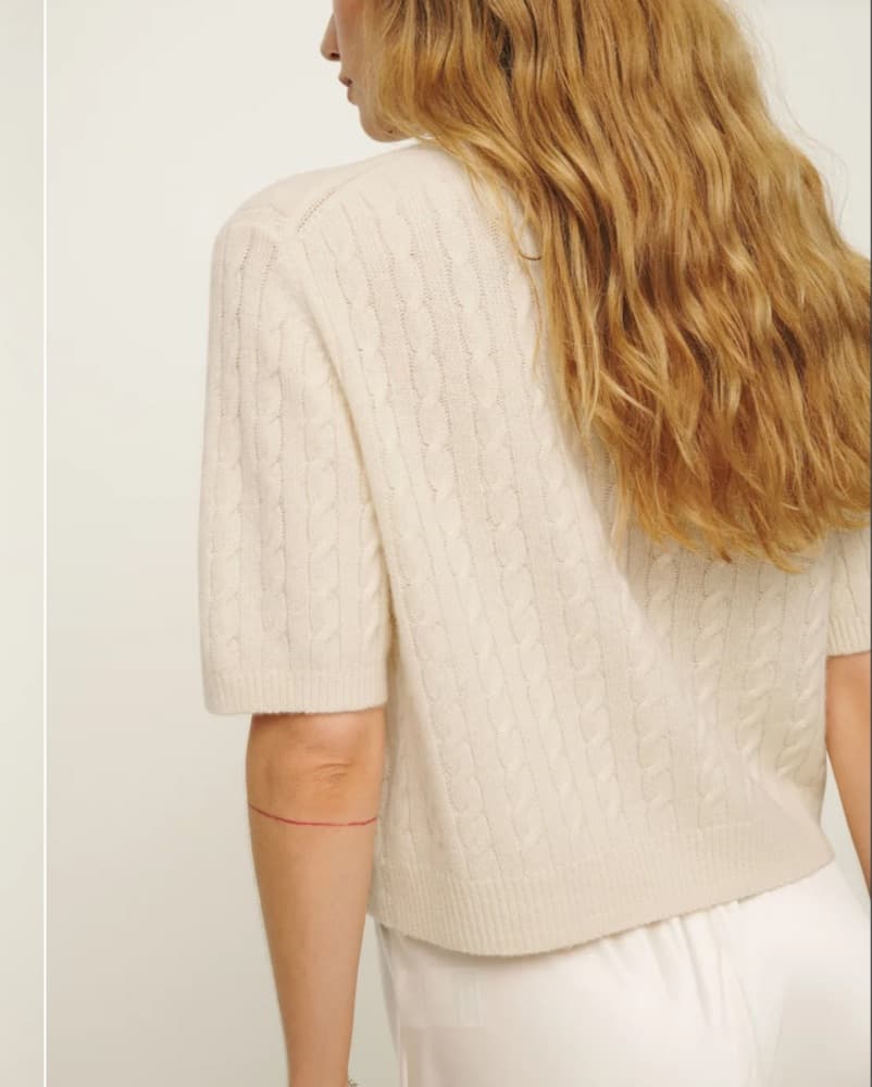 Reformation Claire Cashmere Cardigan - Image 4