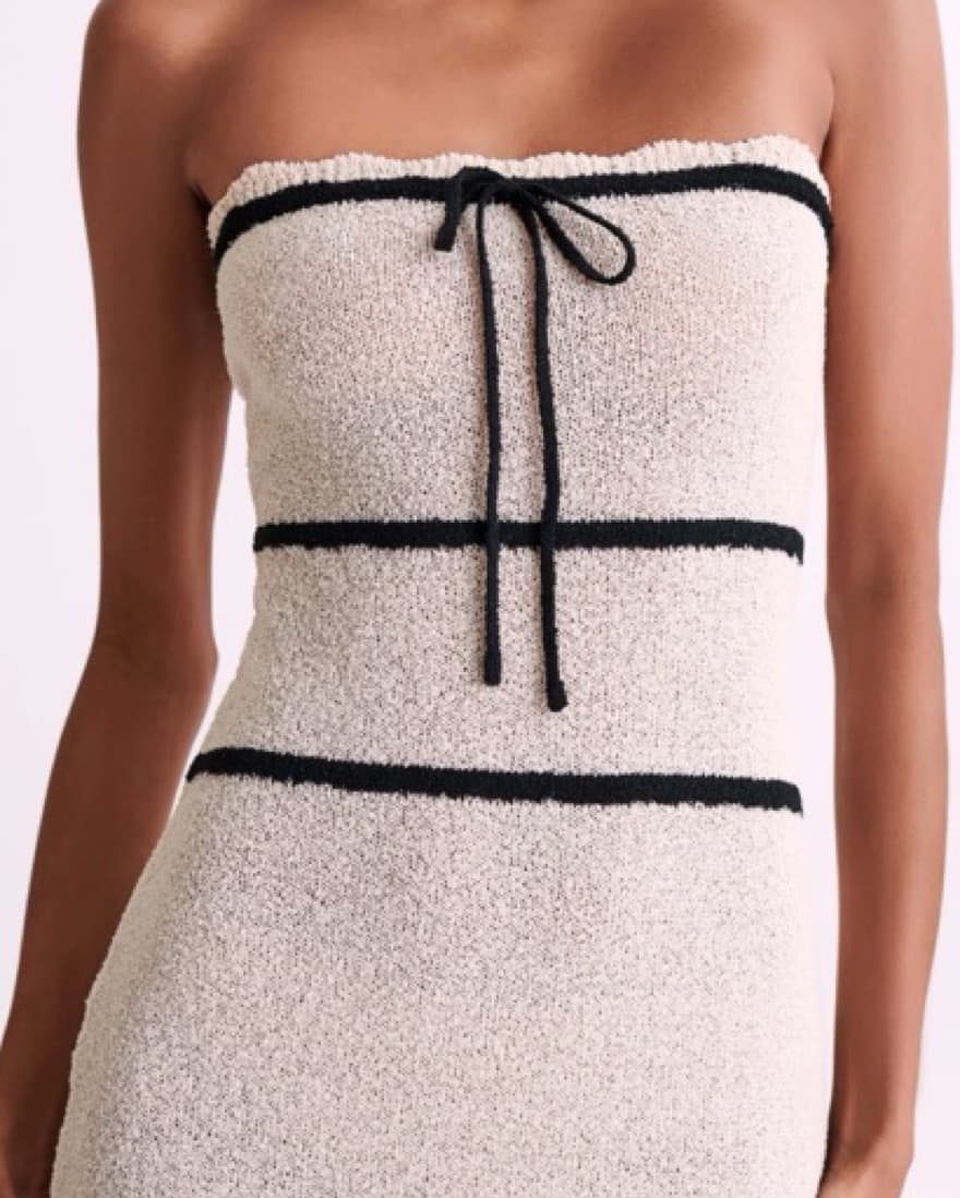 Meshki Ivory Dawn Strapless Dress - Image 4