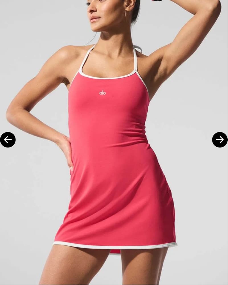 Alo Softsculpt Halter Tennis Dress - Image 1