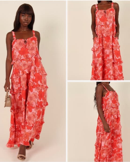 Petal & Pup Floral Aloisia Maxi Dress - Image 1