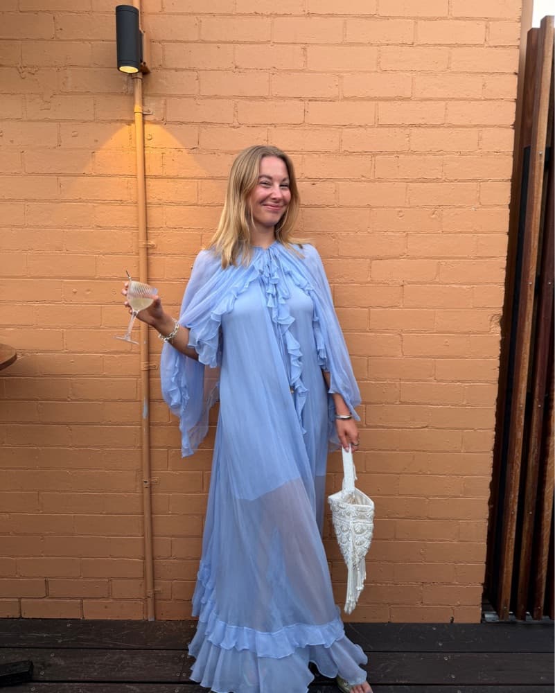 Chloe Long Cape Dress - Image 1