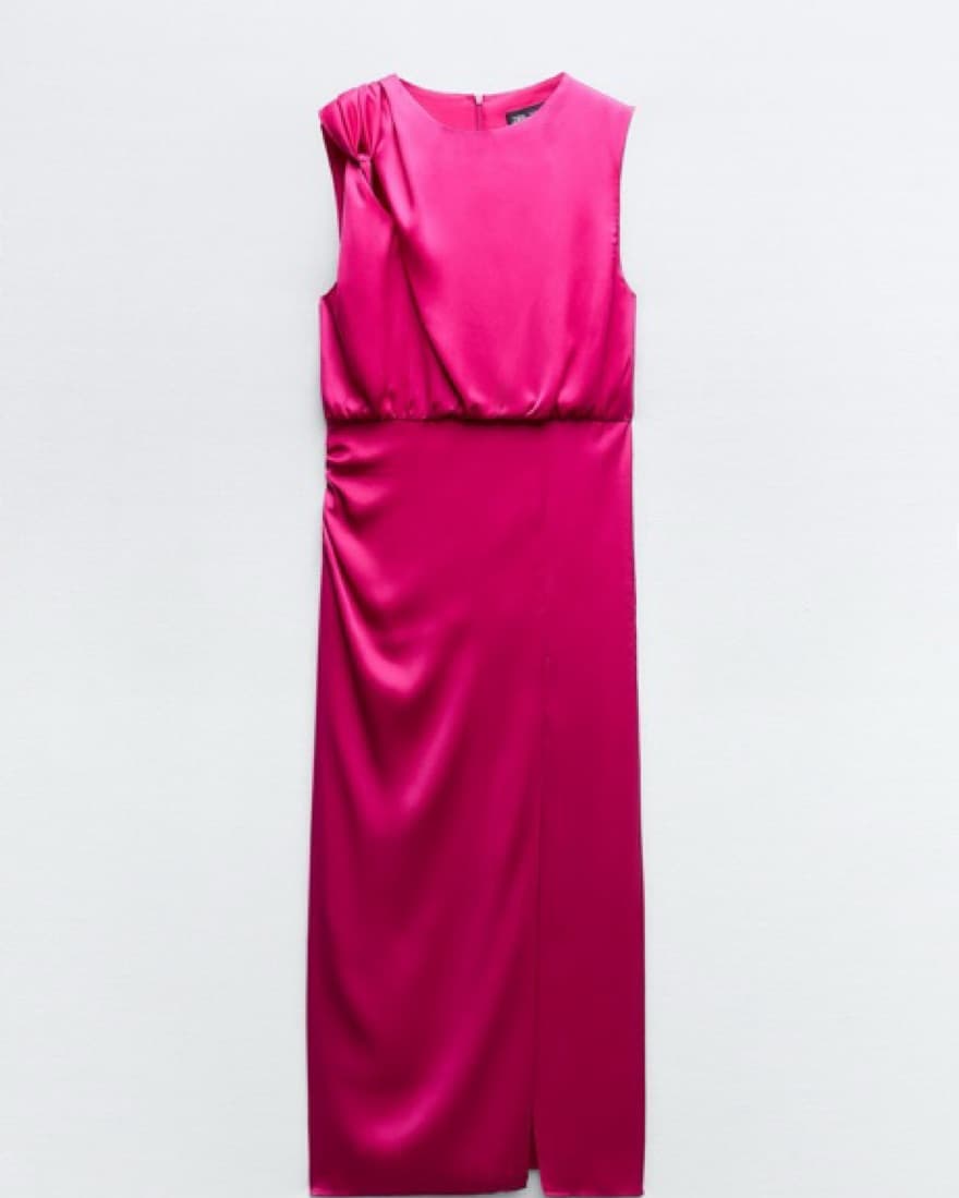 Satin Dress - Image 1