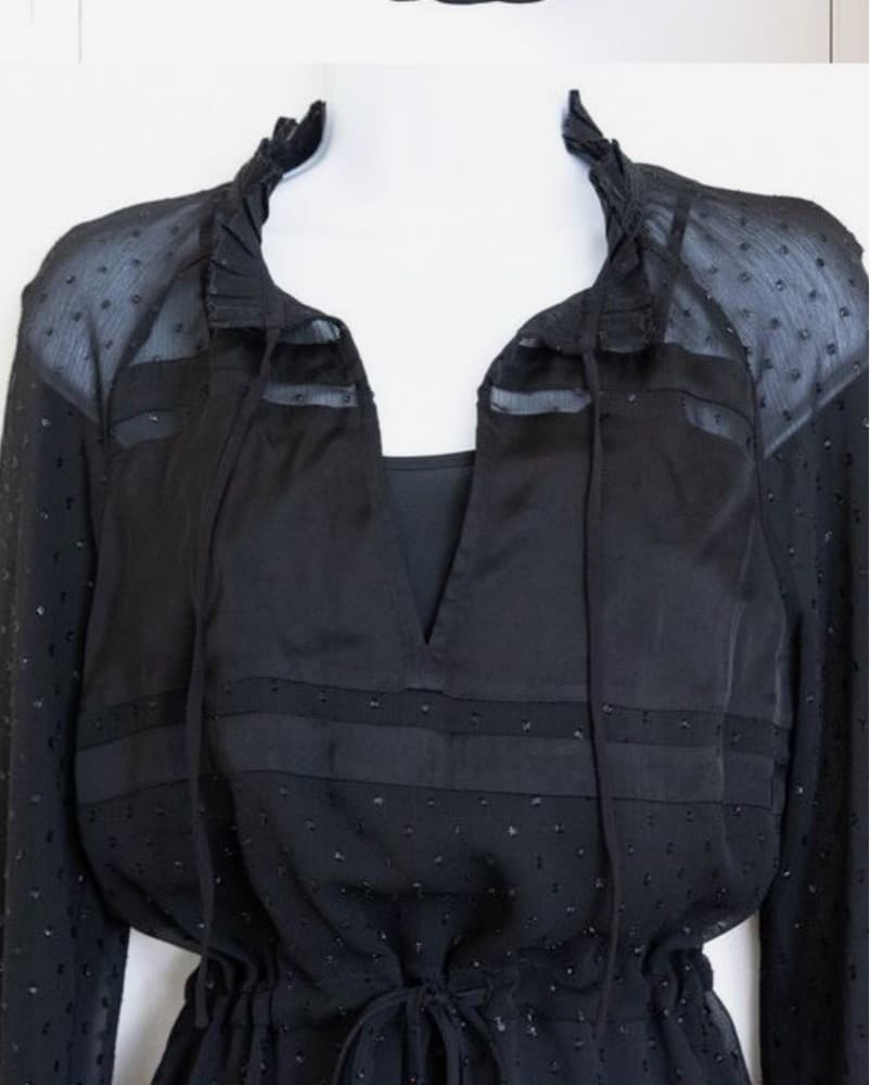 All Saints Veda Shimmer Over Dress  - Image 2