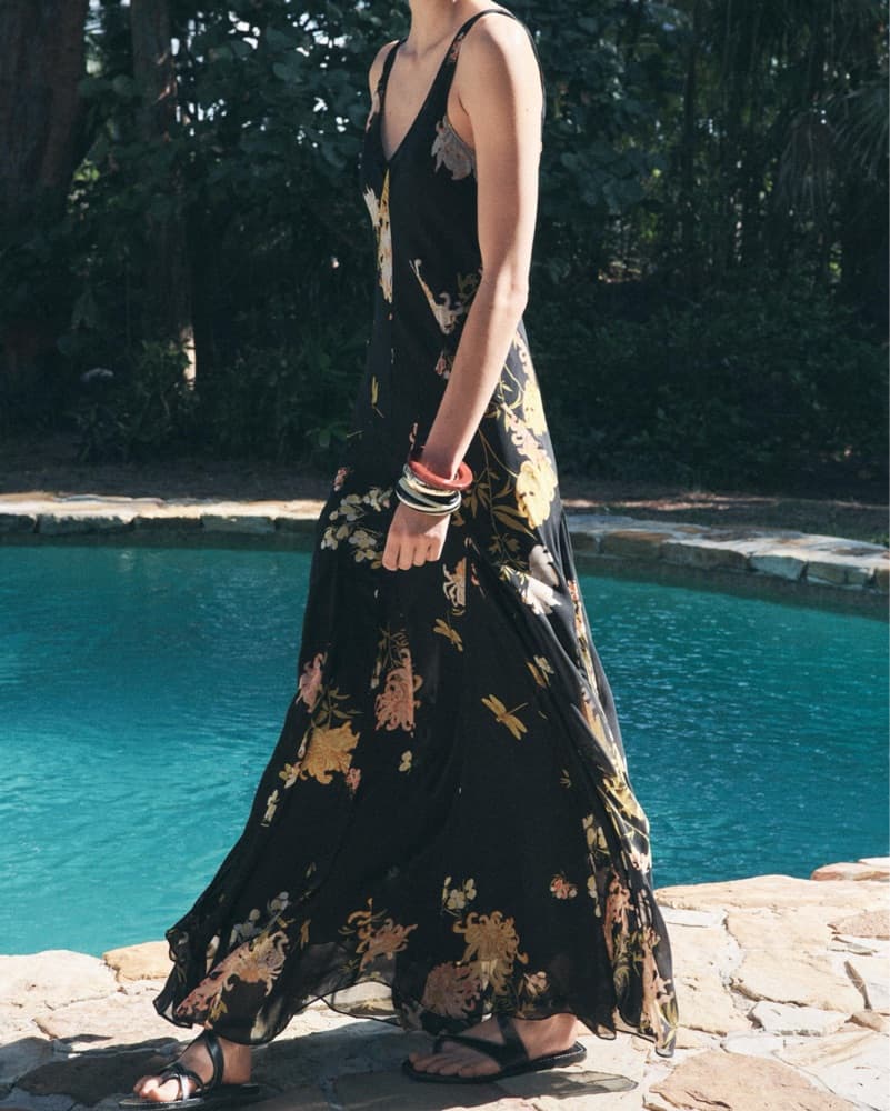 Elegant Floral Maxi Dress - Image 1